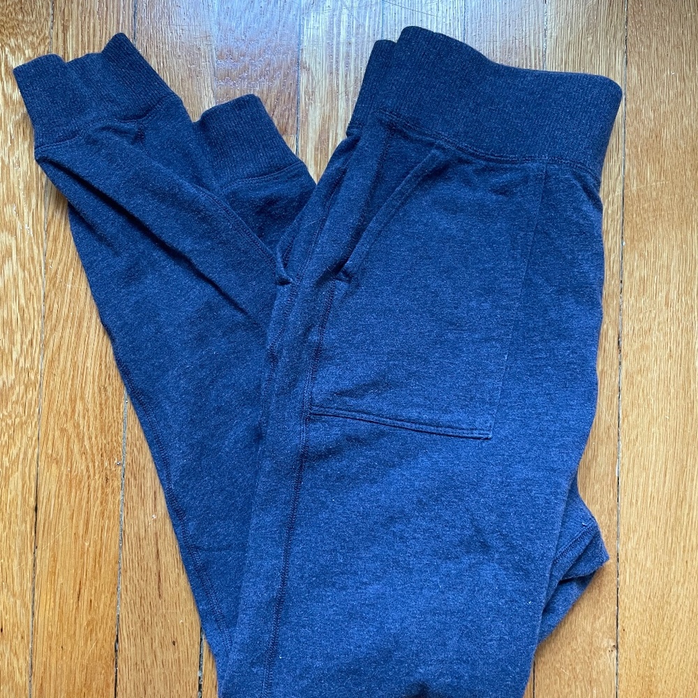 High waisted blue Nike joggers size small